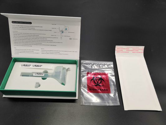 DNA RNA Saliva Collection Kit For Collecting Saliva Samples Hardback, Customizable